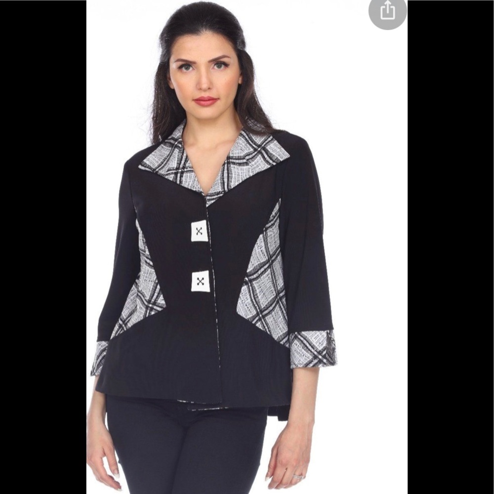 Joseph Ribkoff Block Embellished Jacket